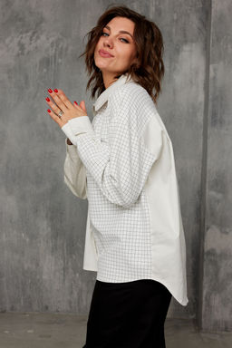 Рубашка BegiModa 4143 Сливочный