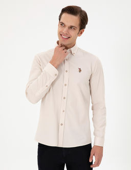 Мужская рубашка с длинным рукавом Stone - U.s. polo assn фото 3