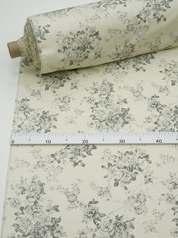 Сатин Винтажный романс цв.серый, ш.2.5м, хлопок-100%, 115гр/м.кв - Купава фото 6