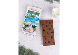 Шоколад молочный с карельской сосновой шишкой (виды Выборга)