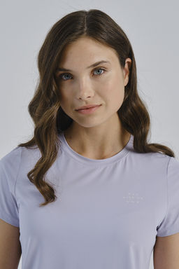 Футболка Сиреневый ADVANCED RUNNING SS Tee - Anta фото 3