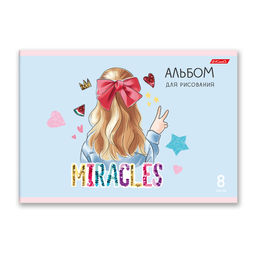Светоч 8АЛСК4_1_3_9 Альбом для рисования 100 г/м2 A4 29 х 20.5 см 20 шт. на скобе 8 л. 000682 Маленькие радости