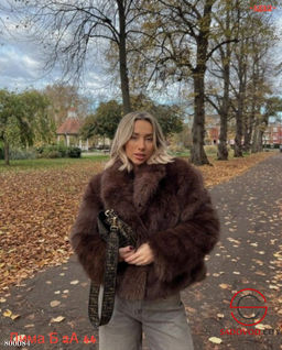 Шуба женская из искусственного меха