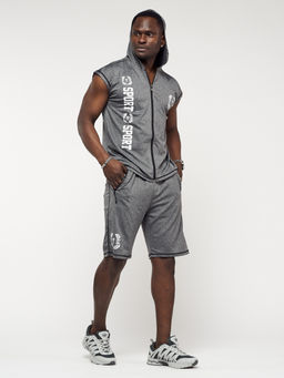 Спортивный костюм летний мужской серого цвета 2265Sr