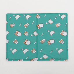 Коврик охлаждающий (гель), 65 х 50 см, корги - Пижон фото 2