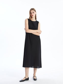 Bisiklet Yaka Elbise