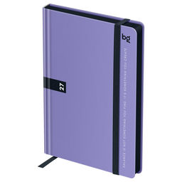 Ежедневник BG 2027г. А6 176л. тв. обл. "Monochrome. Mauve" (DdA6_68155) лиловый, soft-touch