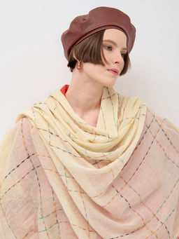 ЛЕН ВИСКОЗА Большой, легкий, красивый палантин