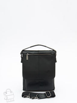 Сумка мужская кожаная 7618Z black Zinimsk