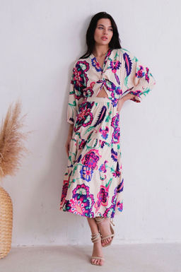 Платье с ярким принтом - Martichelli фото 3