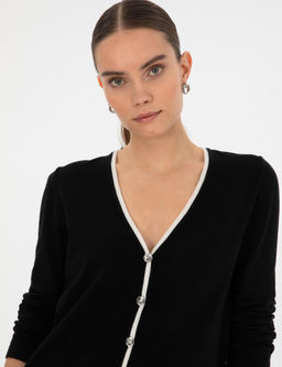 Siyah Slim Fit Triko H_rka - Pierre cardin фото 2