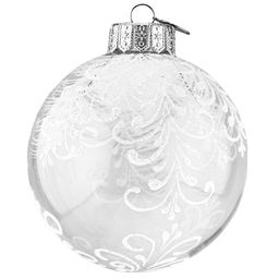 (цена за 2 шт) Елочный шар Воздушный 8см индивид.уп.