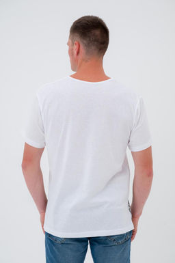 Футболка из кулирки унисекс Город белый макс - Амадэль фото 6