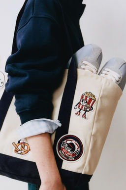 SHOPPER PARCHES / Blanco Crudo