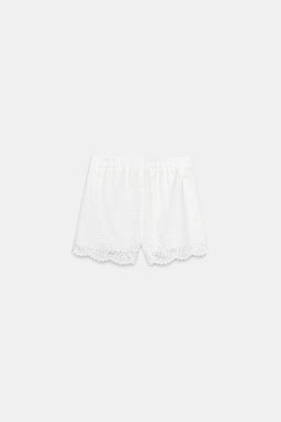 BERMUDA ENCAJE / Blanco - Zara фото 8