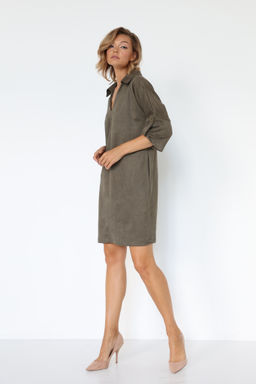 Платье из замши - Looklikecat фото 3