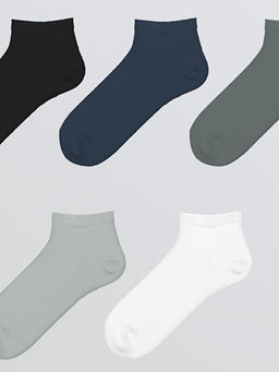 Bambu Erkek Patik ?orap 5li