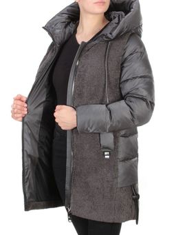 D6816 DARK GRAY Куртка зимняя женская KARERSITER (200 гр. холлофайбера) - Fashion фото 9