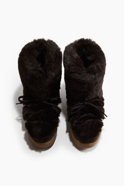 Botas con forro calido efecto pelo - H&m фото 8