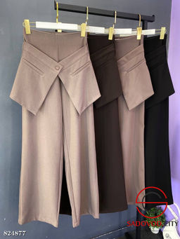 Женские широкие багги брюки