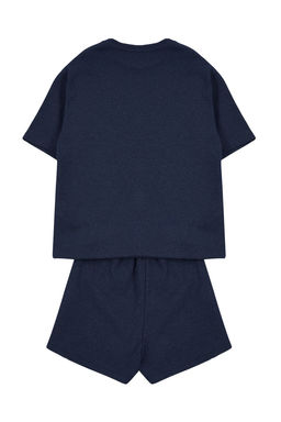 Trendyolmilla Siyah Waffle Kumas Sortlu Orme Pijama Tak?m? THMSS22PT0524  фото 28