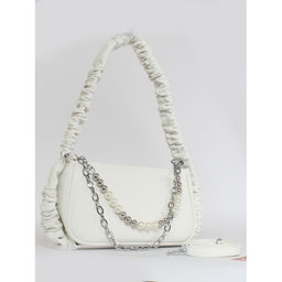 Сумка женская искусственная кожа XHD-12731, 1отд, плеч/ремень, белый SALE 260550