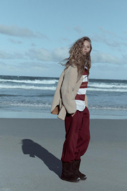 EMBROIDERED VARSITY TROUSERS