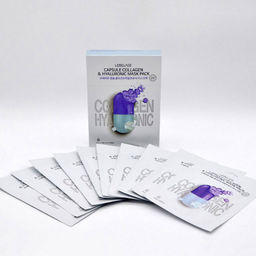 Lebelage Тканевая маска для лица c коллагеном и гиалуроновой кислотой / Capsule Collagen & Hyaluronic Mask Pack, 25 мл