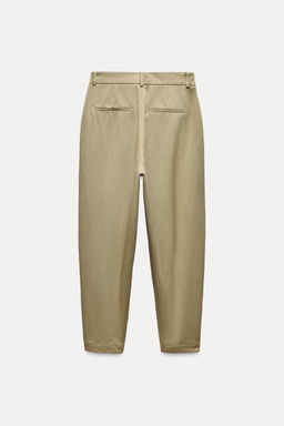 DARTED BAGGY TROUSERS - Zara фото 7
