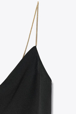CHAIN STRAP CAMISOLE TOP - Zara фото 8