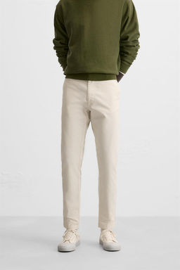SKINNY FIT CHINO TROUSERS - Zara фото 4