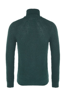 Trendyolmilla Man Ekru Slim Fit Yunlu Bal?kc? Yaka Reglan Kol Basic Triko Kazak TMNAW21KZ0404 фото 16