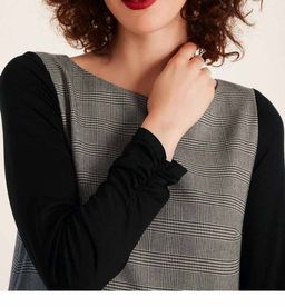 Блузка, черно-белая - Patrizia dini фото 5