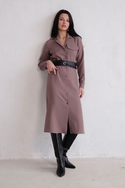 Платье-рубашка с английским воротником - Martichelli фото 321