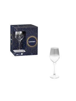 Набор бокалов для вина СЕЛЕСТ СЕРЕБРЯНАЯ ДЫМКА 4шт 350мл