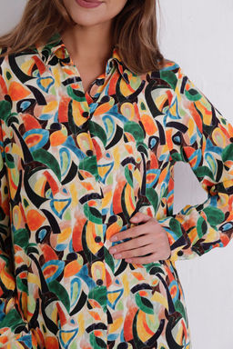 11188 Рубашка с ярким принтом - Martichelli фото 3