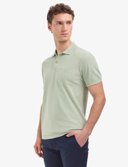 _a_la Regular Fit %100 Pamuk Cepli K_vr_lmaz D__meli Polo Yaka Basic Ti__rt