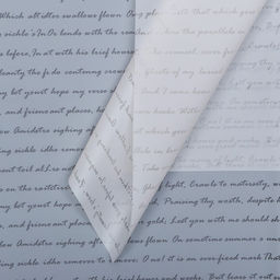 Цена за 20 шт. Пленка для цветов «Послание», белый, матовая, 58 см × 58 см