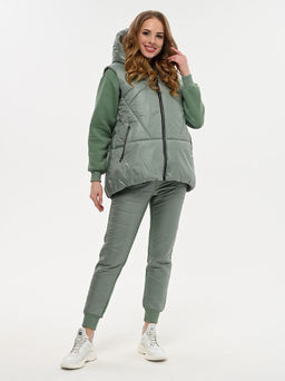 Утепленный жилет oversize - А+б коллекция фото 39