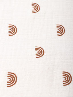 Покрывало Крошка Я «Радуга» 100×130 см, муслин, 4 слоя, хлопок 100%