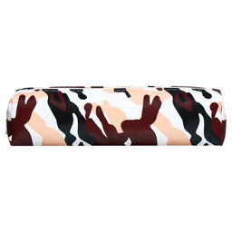 Пенал школьный на молнии «Миллитари» Calligrata, черно-коричневый