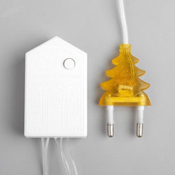 Гирлянда Нить 5 м с насадками Шарики жёлтые, IP20, прозрачная нить, 30 LED, свечение жёлтое, 8 режимов, 220 В - Luazon lighting фото 5