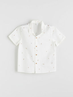 Resort Yaka Bask?l? Erkek ?ocuk G?mlek