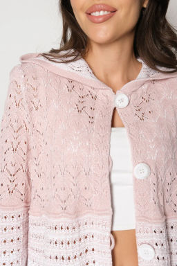 БЕЛАРУСЬ Кардиган Д 2514/пудровый