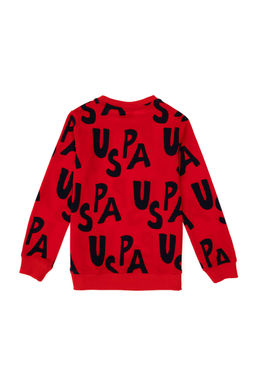 Красная толстовка для мальчика Неожиданная скидка в корзине - U.s. polo assn фото 2