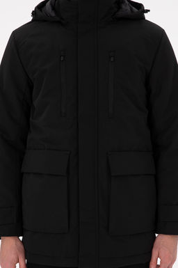 Мужское черное пальто Неожиданная скидка в корзине - U.s. polo assn фото 6