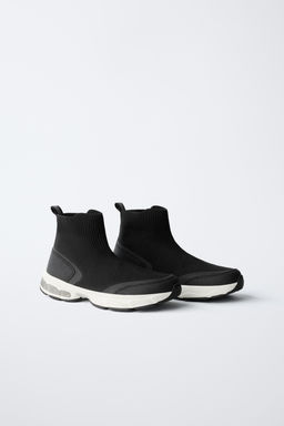 HIGH-TOP SOCK SNEAKERS - Zara фото 2
