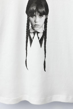 WEDNESDAY RIBBED T-SHIRT - Zara фото 3