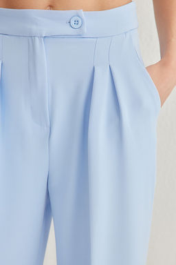 TRENDYOLMILLA Ekru Wide Leg/Genis Paca Yuksek Bel Dokuma Kumas Pantolon TWOAW22PL0066 фото 39