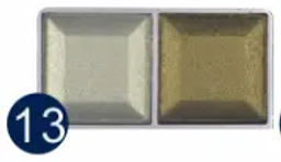 MILD / Тени ESD 5022, 2-х цветн. тон 13 (12)